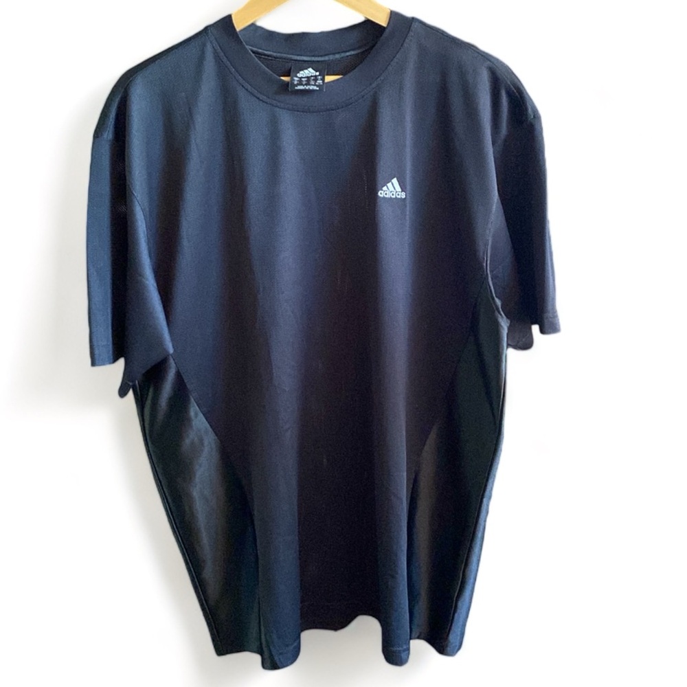 adidas Athletic Mesh and Polyester Short Sleeve shirt - Picture 2 of 10